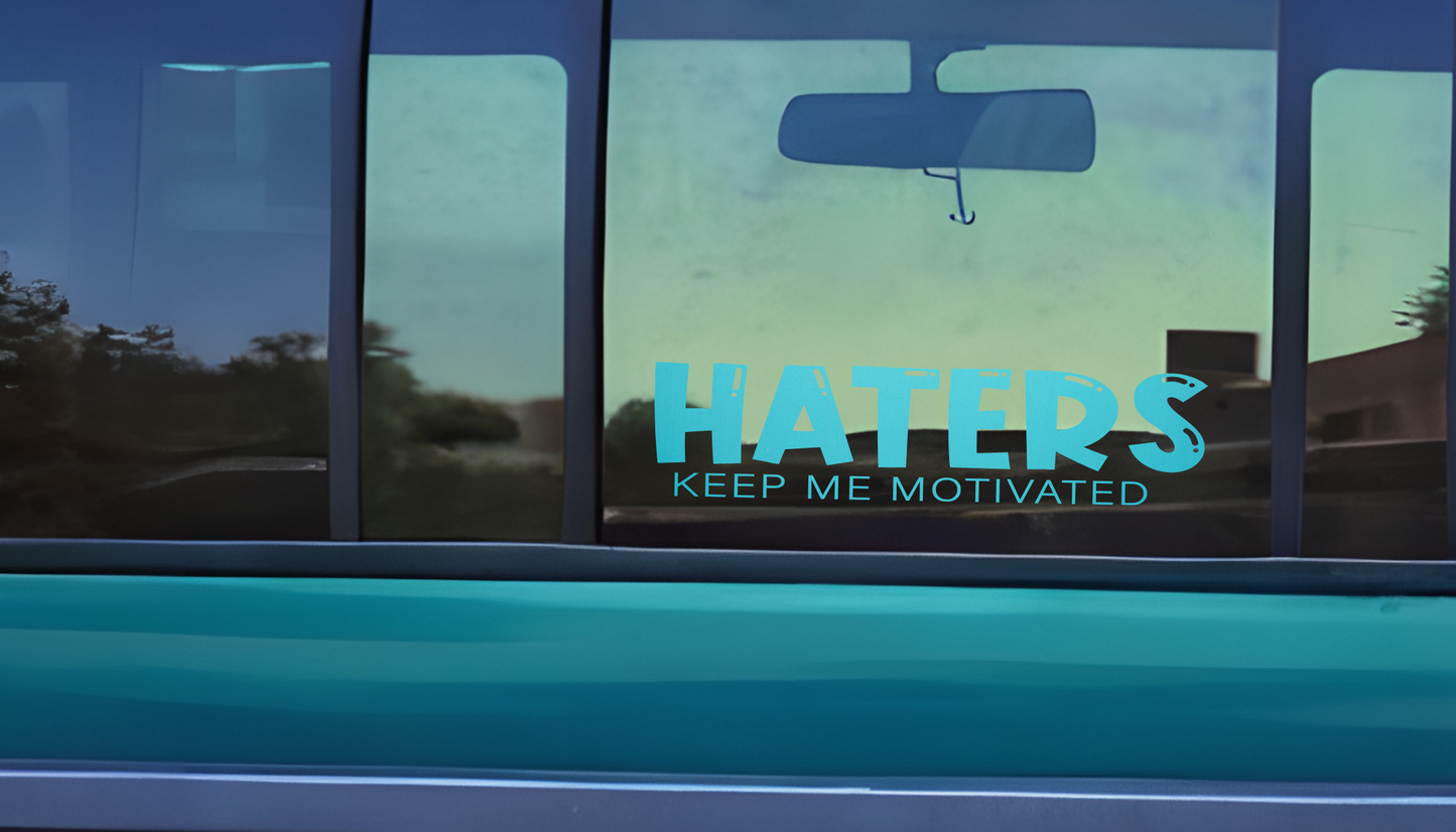 Haters Decal